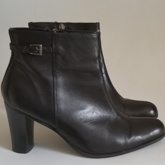 Kimel Design Ankle Boots 8.5M Black Leather - Picture 7 of 8